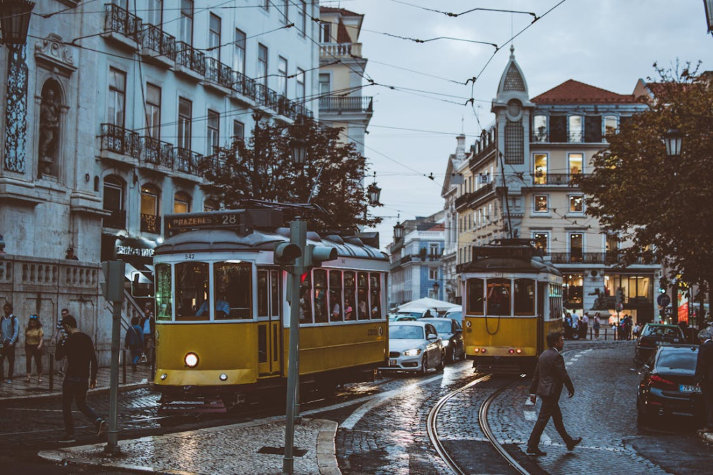 Lisbon, Portugal in Winter.