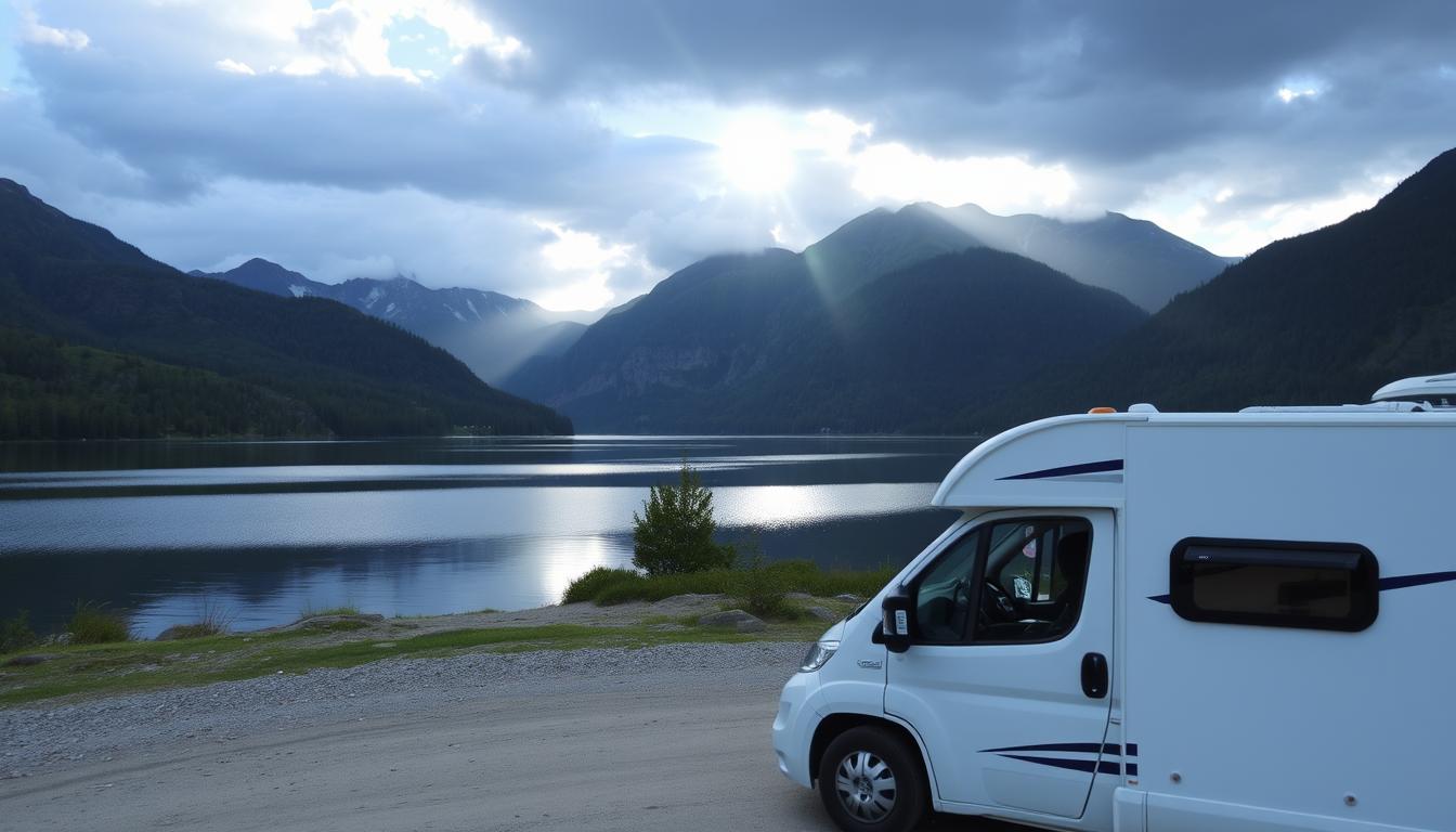 RV camping in Norway