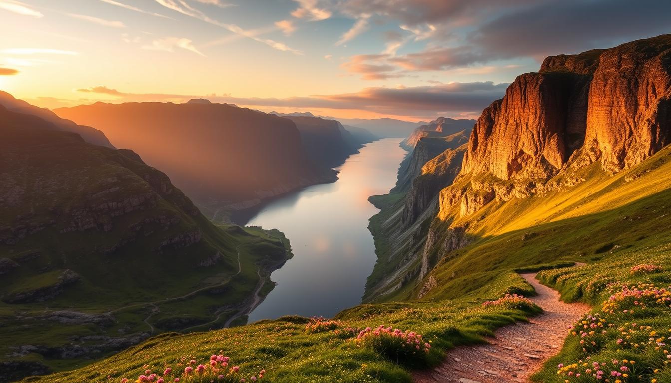 Norway's natural beauty in hiking trails