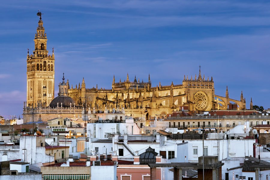 seville cathedral view